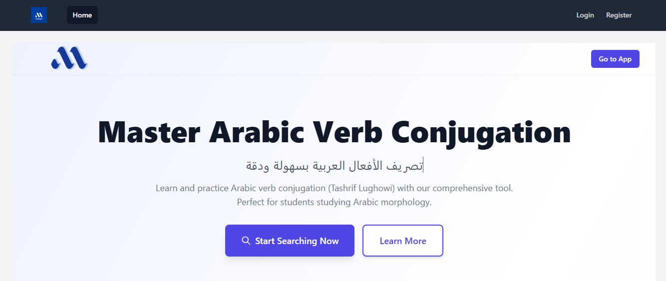 ArabicMorph: Arabic Verb Conjugator documentation 1